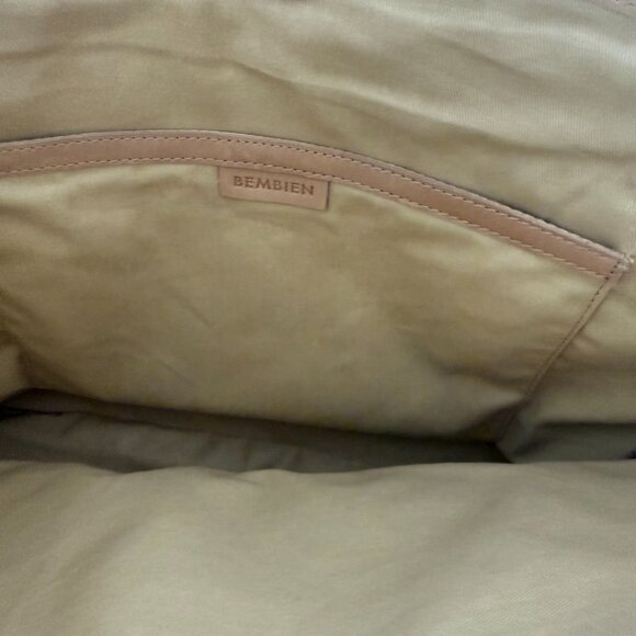 Bembien Woven Leather bag. Designer, Travel, Rare - Picture 6 of 7